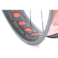 Dice Rim 8-Zero Fat Bike 26 inch 80mm wide with cut outs Disc 2 x 32 Hole Matte Black