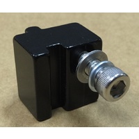DICE Spacer Block Direct Mount, SS Bolt, 16.45mm BLACK