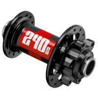 240 Hub IS 6 Bolt BOOST Front 110/15mm 28H Black w/Red Decal (H240BDIXR28SA7658S)