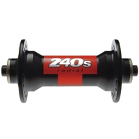 240s Hub RADIAL Front 24H 100mm QR Black Note: No Skewer (H240AAQXR24SA1572S)