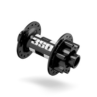 350 Hub IS 6 Bolt BOOST Front 110/20mm 28H Black w/White Decal (H350BDEXR28SA6820S)
