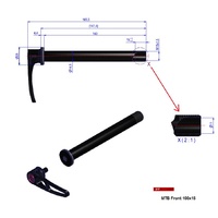RWS PLUG-IN MTB Front 100mm x 15mm (HWQASM00S9884S)