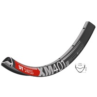 XM401 27.5" / 650b 32H MTB Black (w/- Squorx Nipples+Washers) (RTXM4065032S011252)