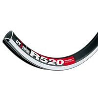Road R520 700C Semi-Aero 28 Hole Black 20.1mm Wide ERD 582mm