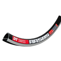 RR585 700C Semi-Aero 28 Hole Welded Join 19.5mm Wide Black ERD 580mm