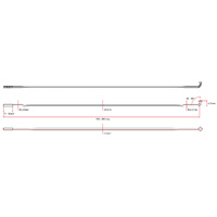 J-Bend AEROLITE 2.0/2.3 x 0.9 BLACK