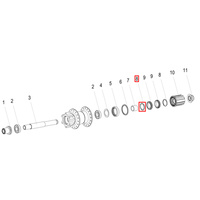 Spring (for star ratchet) 240/FR/240s/350/440/Tricon (HXDXXX00N1087S)