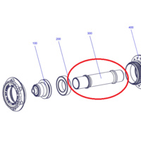 Axle Tricon Front XM1550 (HRCXXX00N2147S)