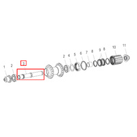 Axle 190/240/240s/FR/440 Rear Alloy (HCCXXX00S2216S)