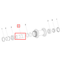 Spacer 340 / 350 Front 20mm (HXD00000N4600S)