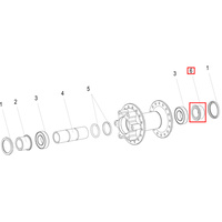 End Cap 340 / 350 / 370 Front 15mm Right (HCA00100S4602S)