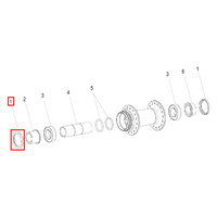 Dust Cover 340 / 350 / 370 Front 15mm (HCD00100S4603S)