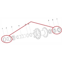 End Cap Kit 340 / 350 / 370 Front 15/100 Conversion Kit (HWGXXX0004785S)