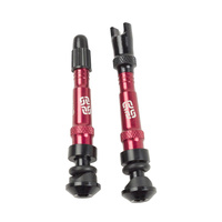 Valve Tubeless RED (2 pcs) 27-37 RIM DEPTH (TR1UNA-116)
