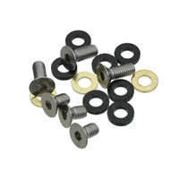 Guide Spare Bolt Kit ISCG 10mm/16mm Flat Head & Spacers for ALLOY Sgl Ring BKT.ISCG.FLT