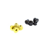 Crank Spare Chain Ring Bolts Mid 4 Pk Alloy (7.5mm T30 Nut & T15 Bolt) GOLD CB.75.06.G