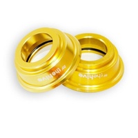 Hub Spare End Cap Set (L&R) XCX / Chub Front 15mm Gold (ZHBE.XPA.1500.A)