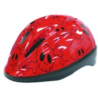 Helmet Netti Pilot Red Skulls Size XS