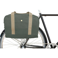 Linus Bag The Harrison Briefcase Canvas & Leather Army Green (BA309ARGA)