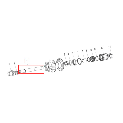 rear hub parts