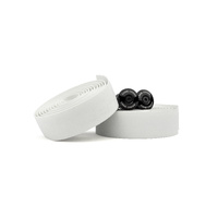 FLANDERS HANDLEBAR TAPE - SUEDE 3.0MM W/SMART GEL - WHITE (BAH0073)