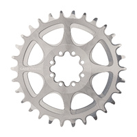 8BOLT - DIRECT MOUNT CHAINRING - 40T - 3mm OFFSET - Shimano/SRAM 11/12s Chain Compatible | TI GREY (BAI0397TA)