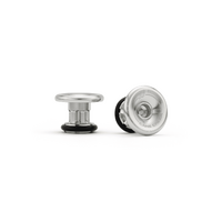 eeBarKeep Bar End Plug PAIR SILVER (BAH0007S)
