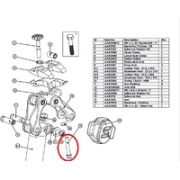 EESILK 2.0/+ - POST - REAR BOLT M5X0.8X33 - TI (AAE0097TI)