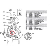 EESILK - POST - SPHERICAL NUT - M6 FRONT (AAE0115)