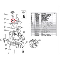 EESILK - POST - SPHERICAL WASHER - M6 FRONT (AAE0120)