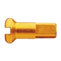 Alloy 15G 12mm Gold Single Nipple