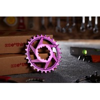 Guidering Helix R | 3-BOLT DIRECT MOUNT | 34T | 3mm Offset | Shimano/SRAM 11/12s | Eggplant (CR4HRA-131)