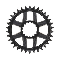 Helix Race GR | Chainring | 34T | Direct Mount | 7mm Offset | Shimano/SRAM 11/12s Chain Compatible | Black (CR5HAA-102)