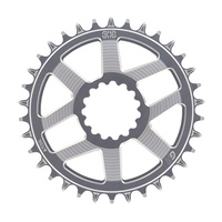 Helix Race GR | Chainring | 36T | Direct Mount | 7mm Offset | Shimano/SRAM 11/12s Chain Compatible | Silver (CR5HAA-105)