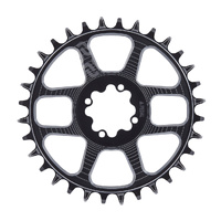 Helix Race | Chainring | 8 Bolt | 34T | 3mm Offset | Shimano/SRAM 11/12s Chain Compatible | Black (CR5HAA-107)