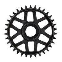 Helix Race e*spec | Chainring | 34T | Bosch SX / Gen4 CX Direct Mount | 15mm Offset | Shimano/SRAM 11/12s Chain Compat | Black(CR5HRA-101) (CTN10)