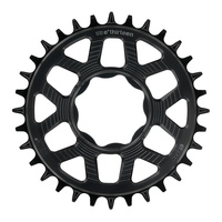 Helix Race e*spec | Chainring | 32T | TQ HPR50 Direct Mount | 12mm Offset | Shimano/SRAM 11/12s Chain Compatible | Black (CR5HRA-108) (CTN10)