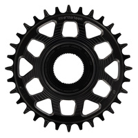Helix Race e*spec | Chainring | 34T | Shimano EP8 Direct Mount | 21mm Offset | Shimano/SRAM 11/12s Chain Compatible | Black (CR5HRA-113) (CTN10)