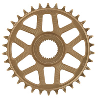 Helix Race e*spec | Chainring | 34T | Bosch SX / Gen4 CX Direct Mount | 15mm Offset | Shimano/SRAM 11/12s Chain | Bronze (CR5HRA-117) (CTN10)
