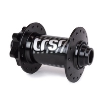 TRS Race Aluminium Front Hub | 32h | 110x15mm Boost | Black | Incl. 15mm Std & 15mm Torque Endcaps (HB3TRA-103)