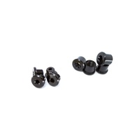 Chain Ring Bolts Mid 4 Pk Alloy (7.5mm T30 Nut & T15 Bolt) BLACK (CB.75.06.K)