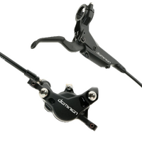 Dominion A2 Brake Kit PAIR, Front & Rear, Stealth Black/Grey