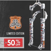 Mastodon Pro Extended, 120, LIMITED EDITION WINTER CAMO, Tapered Steerer, 15mm Axle (191-36890-A603)