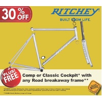 FRAMESET ROAD LOGIC CLASSIC BREAKAWAY TULE FOG (SILVER GREY) SMALL - (97352867020)