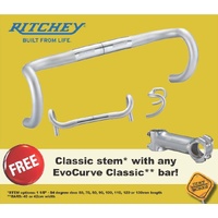 Bar Classic Evo Curve/31.8mm/40cm/AL6061/130mm Drop/80mm Reach/4D Flare/Laser Logo (30375457005)
