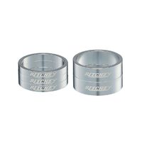 HEADSET SPACERS CLASSIC HP Silver 28.6mm/2x10mm+3x5mm/Bag (33075347004)