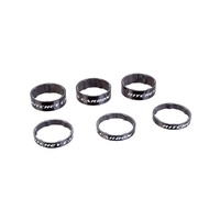 HEADSET SPACERS WCS CARBON Black UD Glossy 3x5mm + 3x10mm Bag (33056127004)