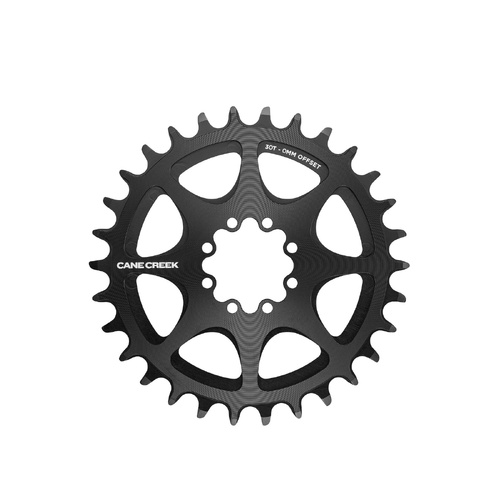 8BOLT - DIRECT MOUNT CHAINRING - 30T - 3mm OFFSET - Shimano/SRAM 11/12s Chain Compatible | Black (BAI0394)