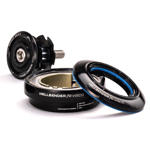 Top Assy Hellbender 70 ViscoSet ZeroStack 44mm 1-1/8in ZS44/28.6 Short Top Black (BAA2187K)