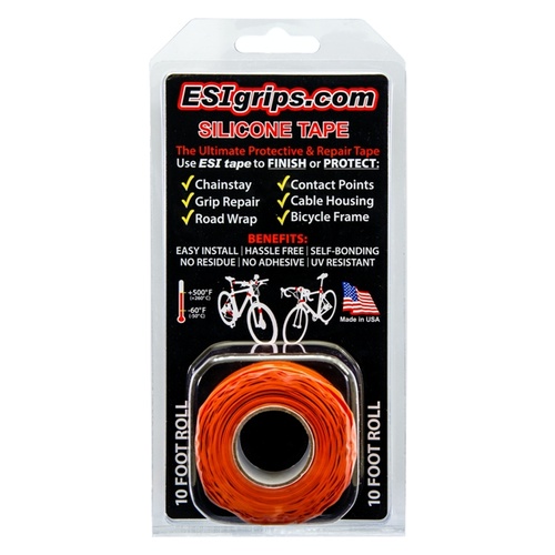 Silicone Tape ORANGE 10 Foot / 3m Roll (TR10O)
